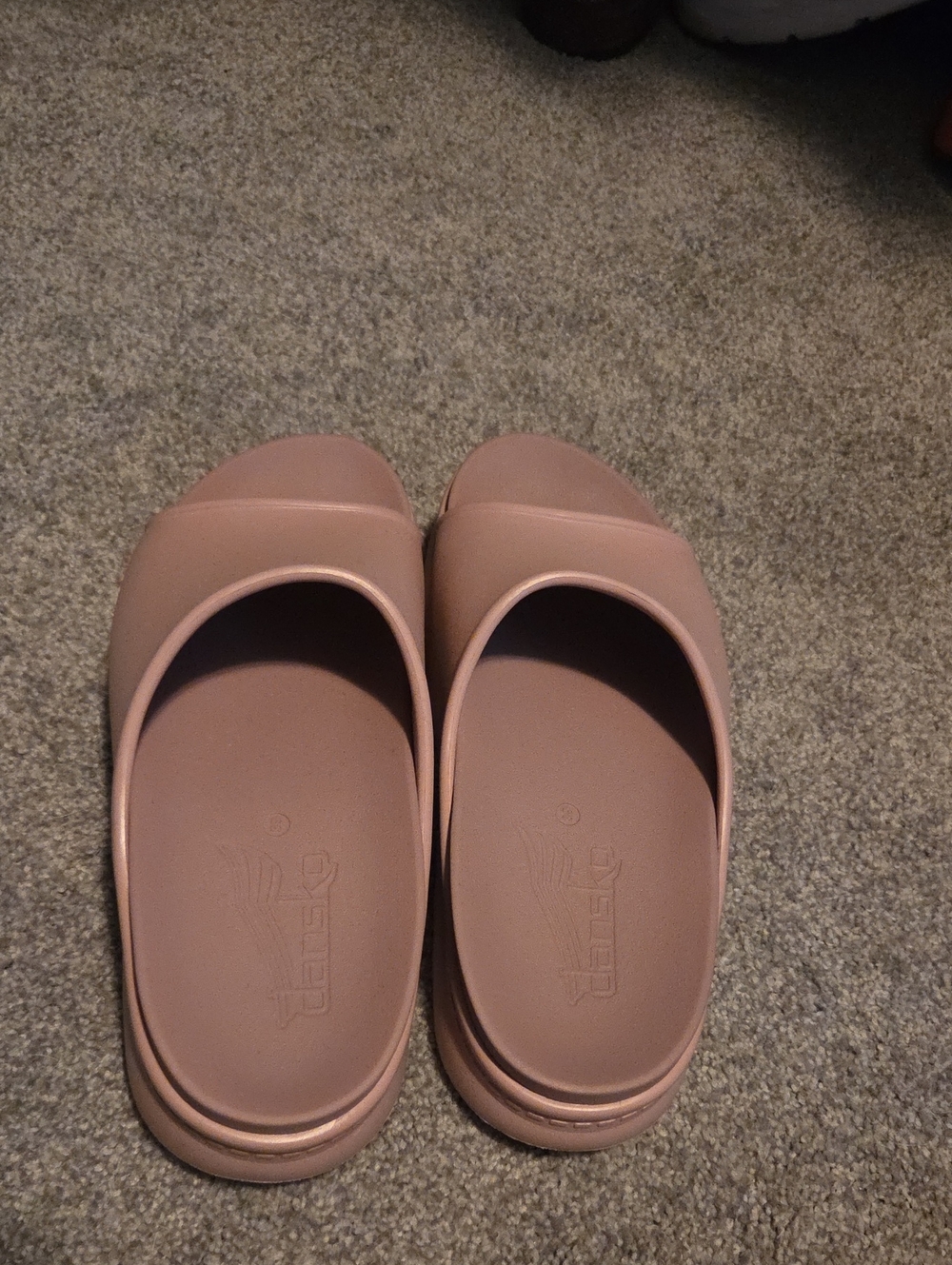 Dansko Dusty Pink Slide Sandals